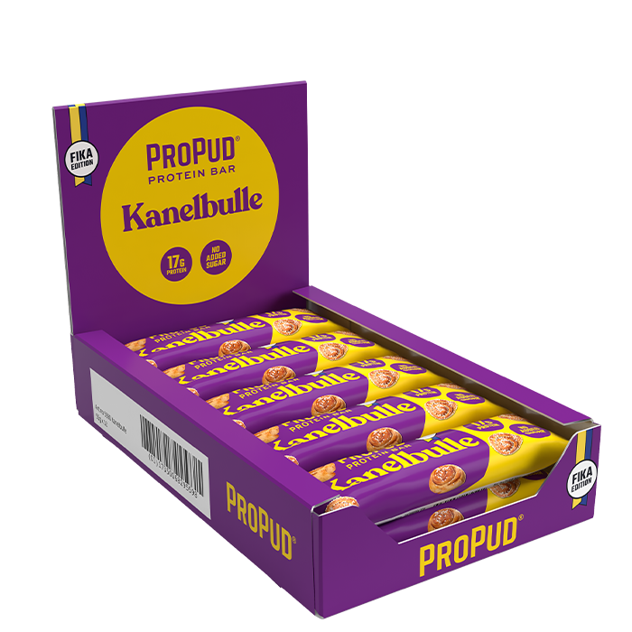 12 x Proteiinipatukka 55 g kanelbulle