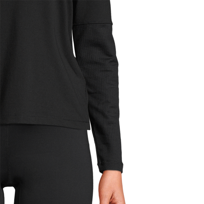 Essential Long Sleeve with Mesh Insert, Black, 34 