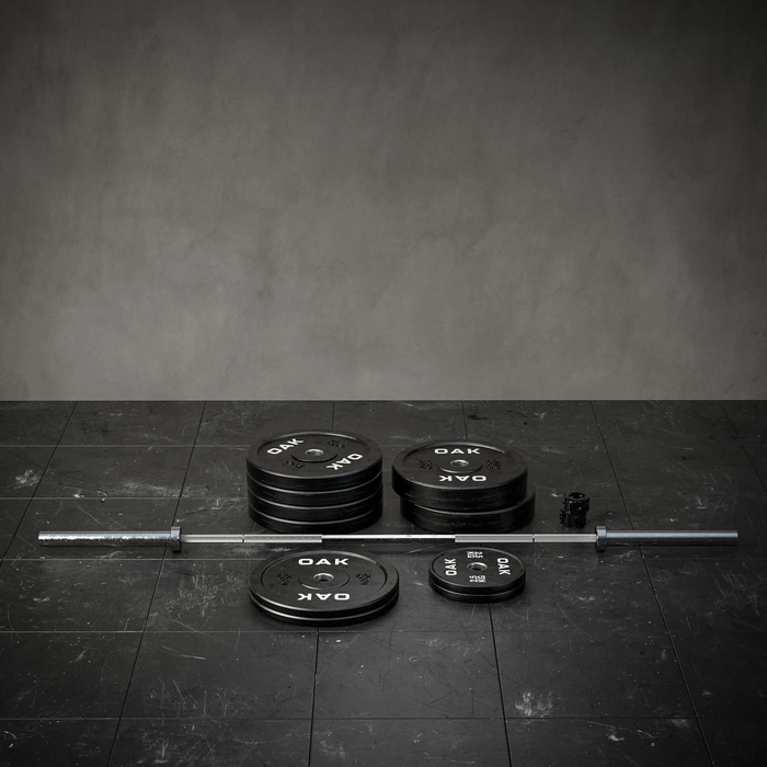 OAK Olympiatankosetti 20 kg ja 90 kg Painolevyt