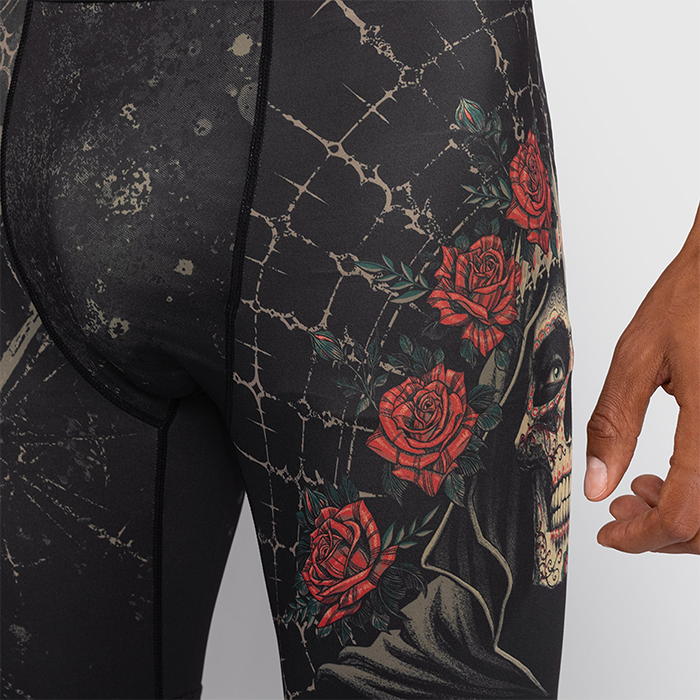 Santa Muerte 5.0 Vale Tudo Shorts Musta Kulta
