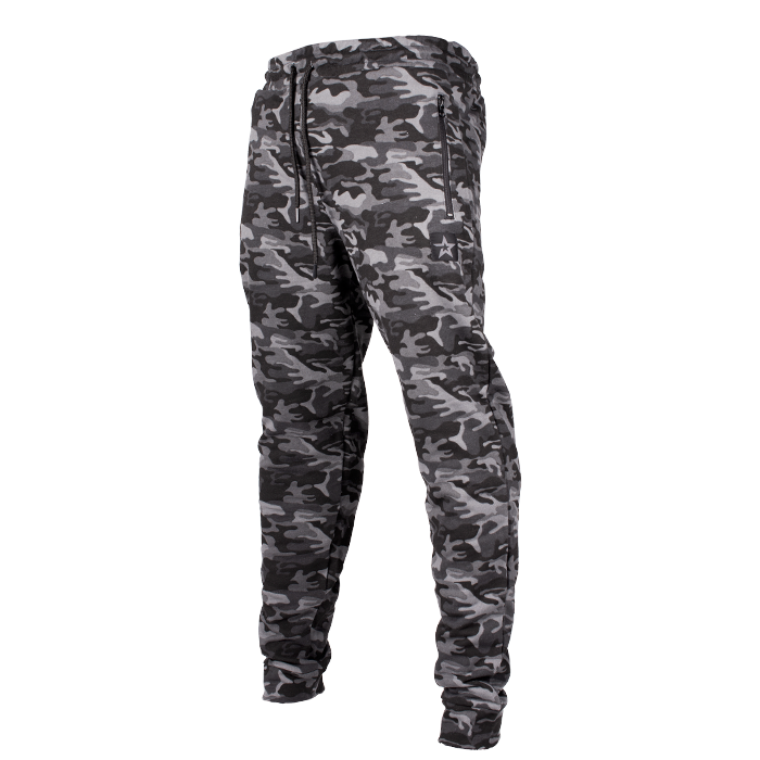 Star Nutrition Tapered Pants Black Camo