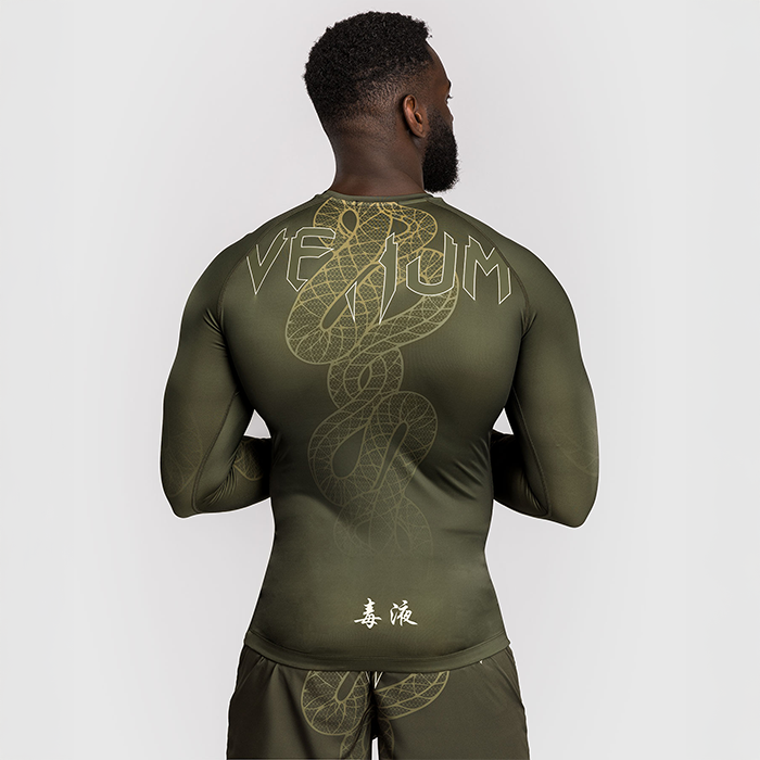 Serpenti Rashguard Pitk&auml;hihainen Khaki Pronssi Ivory