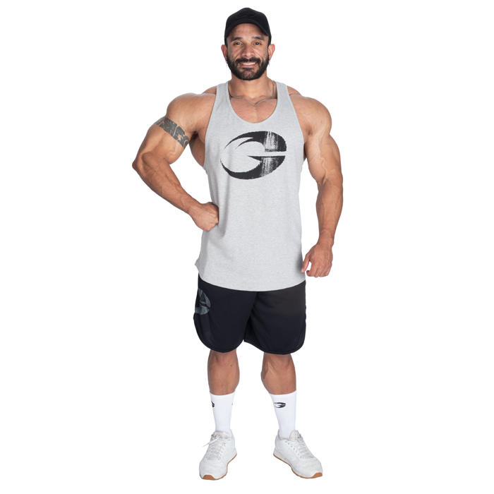 Gasp Rib Essential T-Back Harmaa
