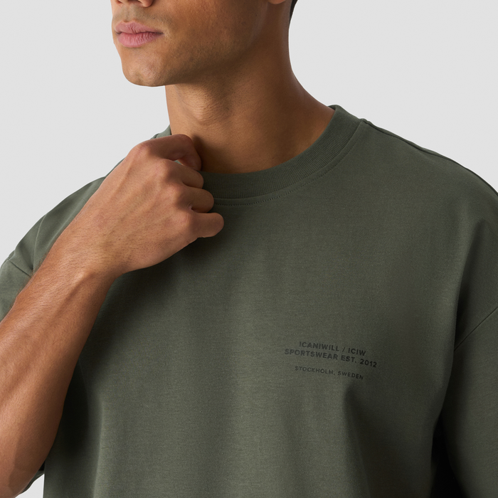 Essence Heavy Cotton T-paita Vihre&auml;
