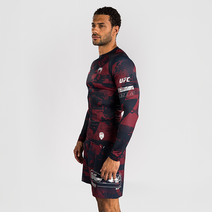 UFC Zenith by Venum Fight Week Rashguard Pitk&auml;hihainen Sininen Punainen Harmaa