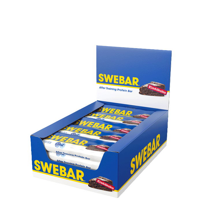 15 x Swebar Proteiinipatukka 55 g kladdkaka