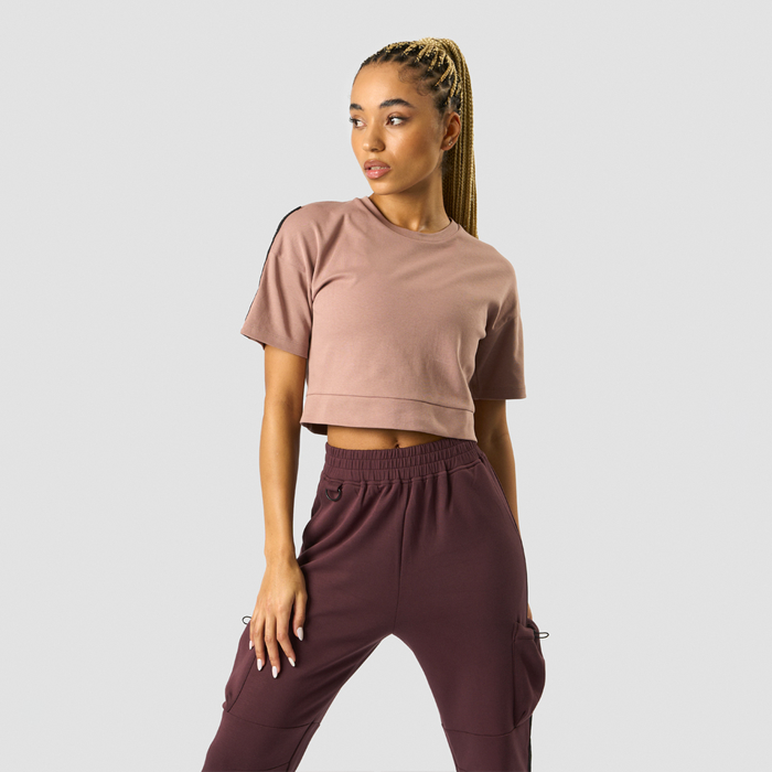 ICANIWILL Stance Cropped T-shirt Light Mauve