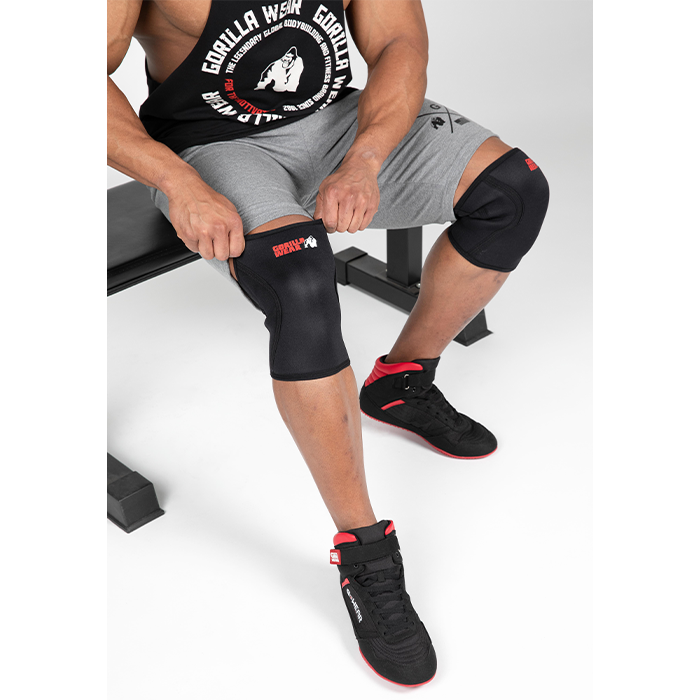 7 MM Knee Sleeves, Black