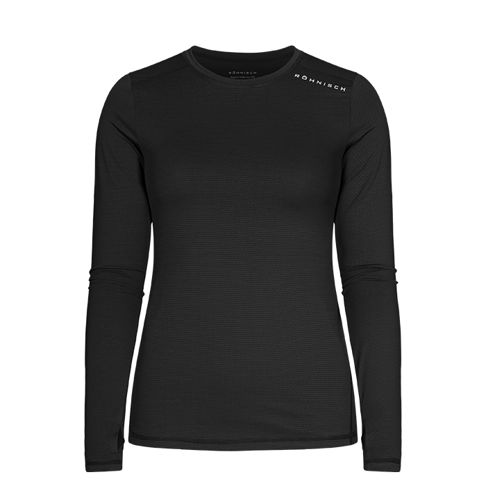 Röhnisch Jacquard Long Sleeve Black