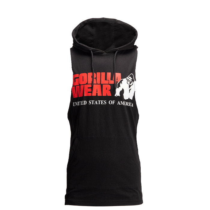 Gorilla Wear Rogers Hooded Tank Top Black