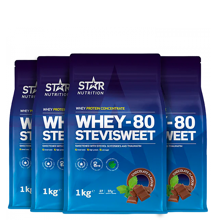 Mix&Match Whey-80 SteviSweet Heraproteiini 4 kg