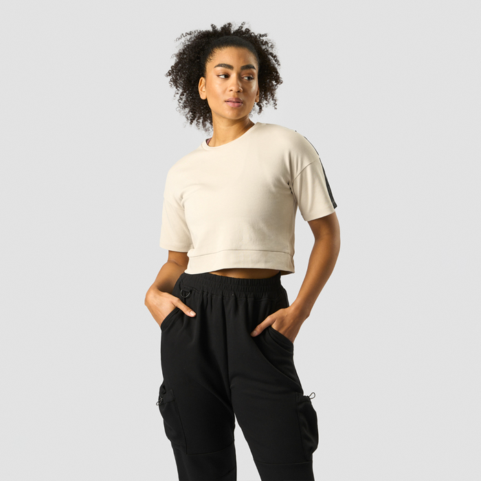 ICANIWILL Stance Cropped T-shirt Beige