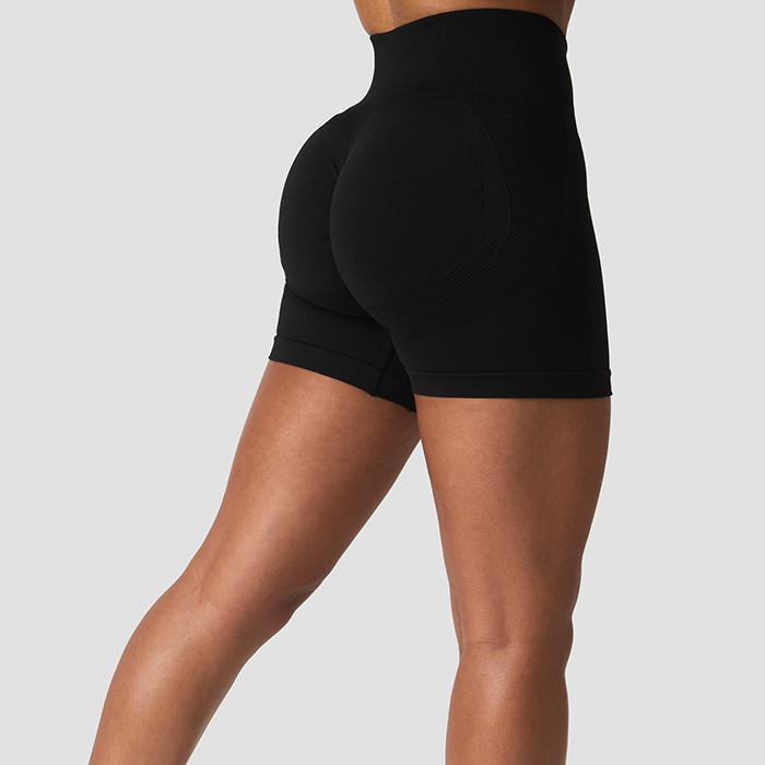 Sculpt Midi Shorts Musta