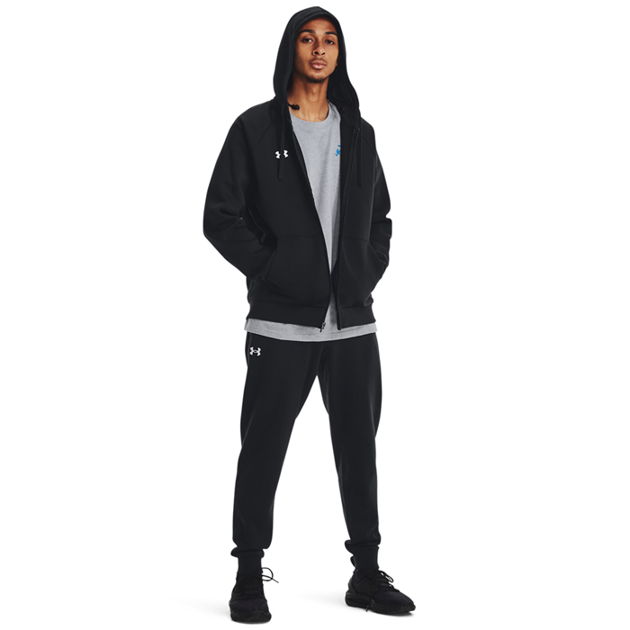 UA Rival Fleece FZ Huppari Musta