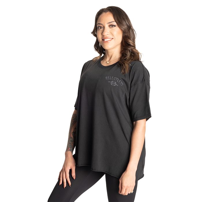 Relentless Oversize T-paita Musta