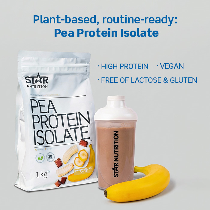 Herneproteiini-isolaatti 1 kg Vanilla