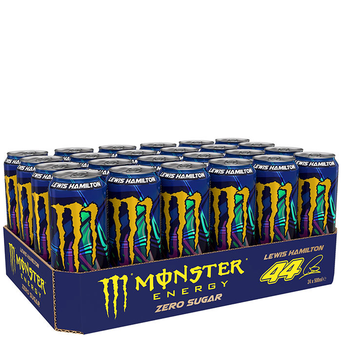 24 x Monster Energy Lewis Hamilton Zero Sugar, 50 cl