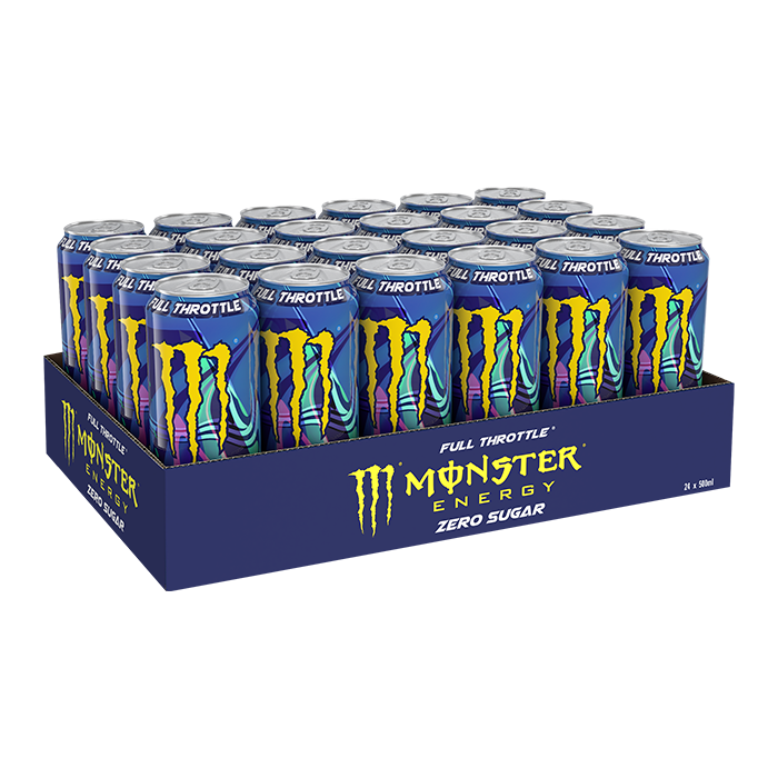 24 x Monster Energy 50 cl Zero Sugar Full Throttle Zero Sugar