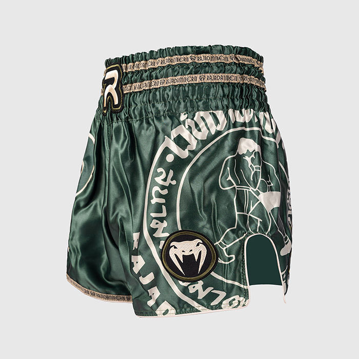 Venum Rajadamnern Muay Thai Shortsit Vihre&auml;