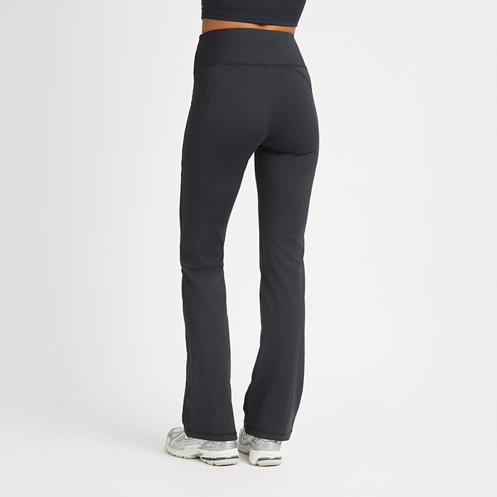 Flattering High Waist Pants Musta