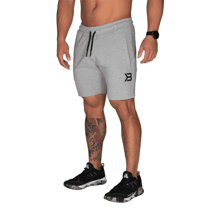 Tapered Sweatshorts Light Grey Melange