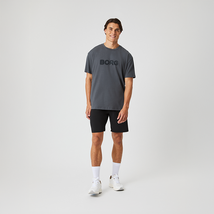 Borg Gym Oversized T-paita Harmaa