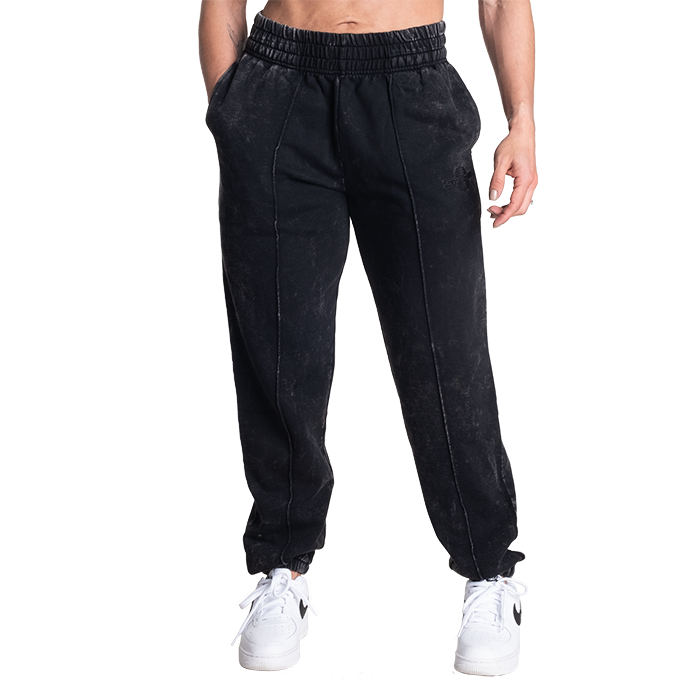 Better Bodies Acid Washed Sweatpants Black