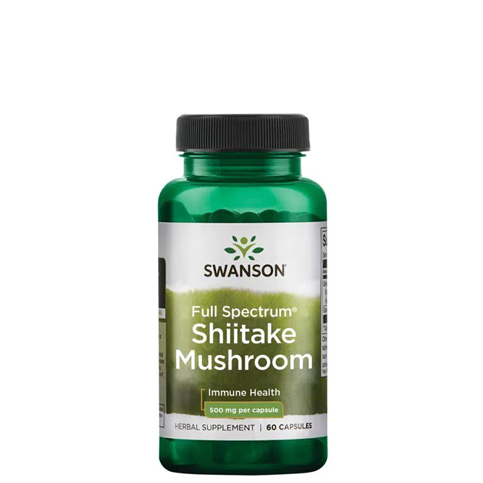Full Spectrum Shiitake Mushroom 500 mg 60 caps