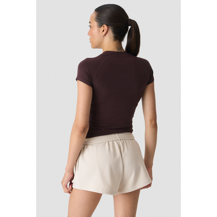 Smooth Seamless T-paita Ruskea