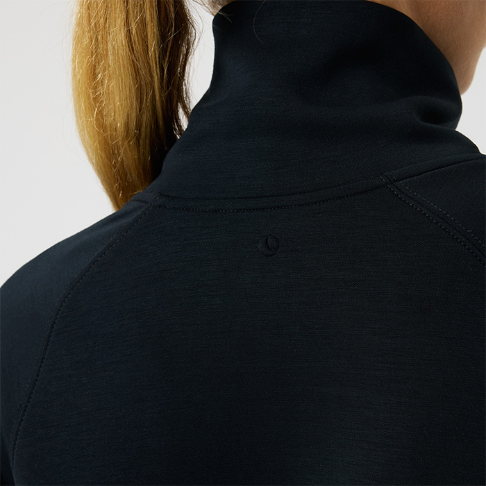 Studio Soft Half-Zip Collegepaita Musta