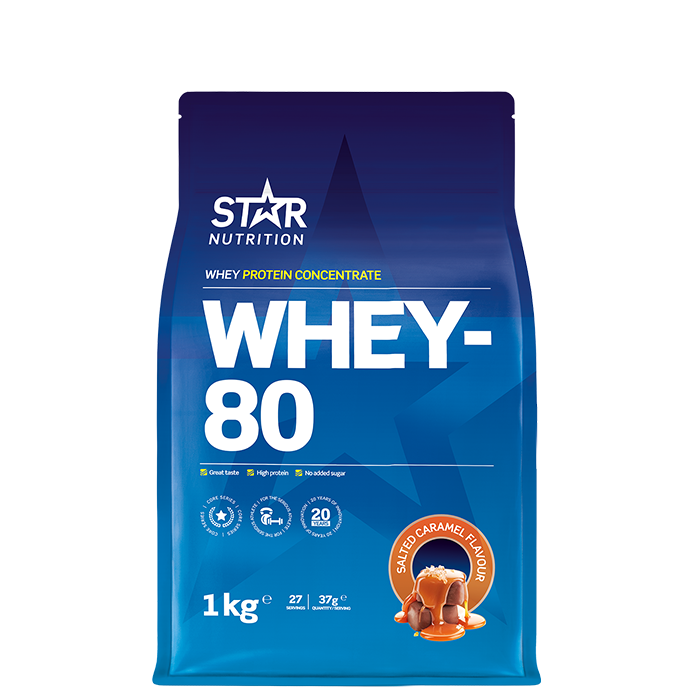 Whey-80 Heraproteiini 1 kg Salted caramel