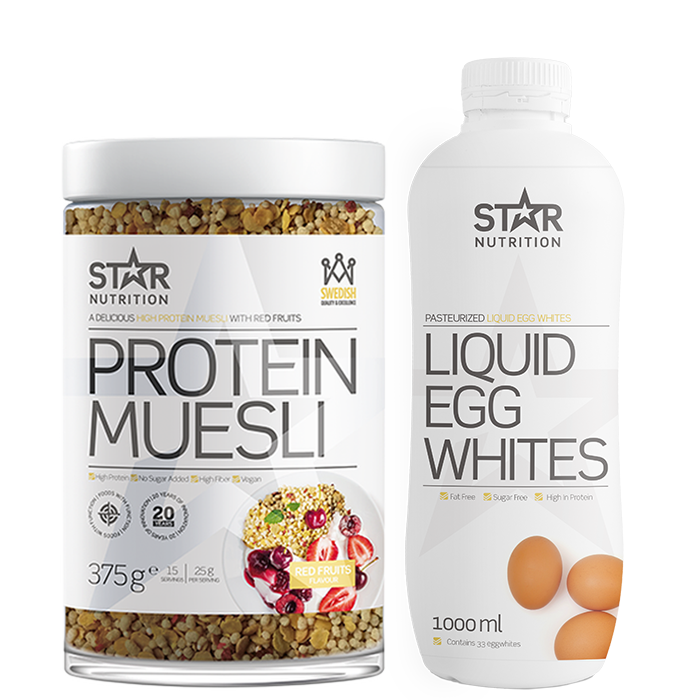 Star Nutrition Liquid Egg Whites & Protein Muesli!