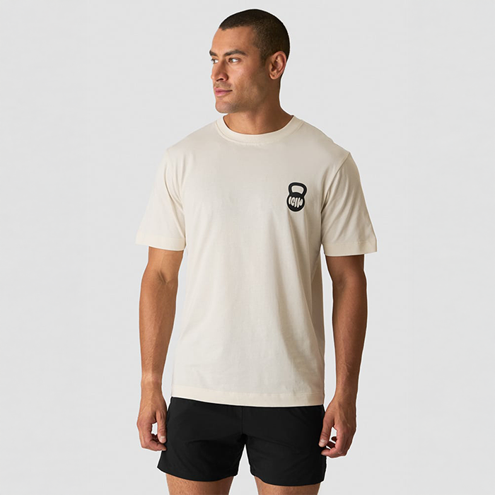 Everyday T-paita Printti Beige
