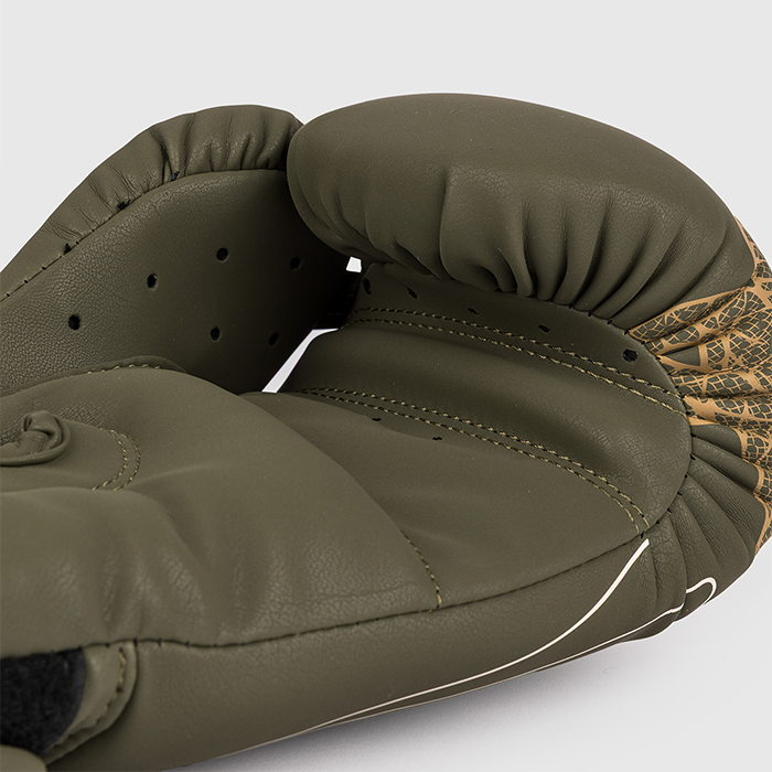 Serpenti Nyrkkeilyhanskat Khaki Pronssi Ivory