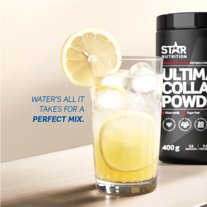 Ultimate Collagen Powder Kollageenipeptidit 400 g lemonade