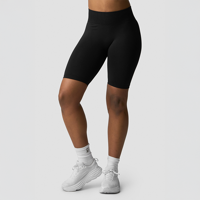 Define V-shape Biker Shorts Musta