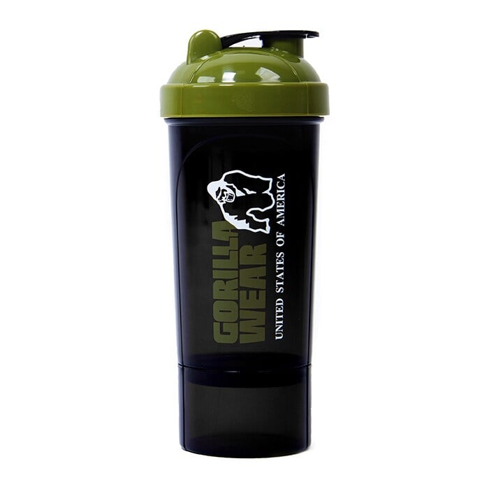 Shaker Compact Black/Green 400 ml + 100 ml