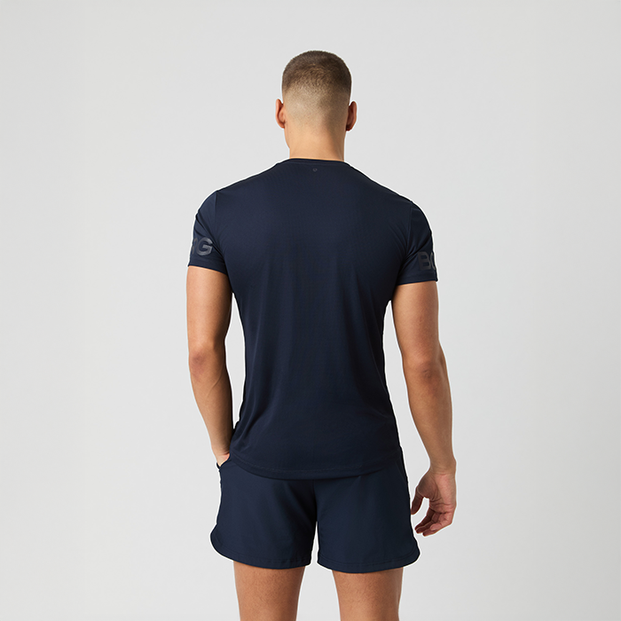 College-shortsit Sininen