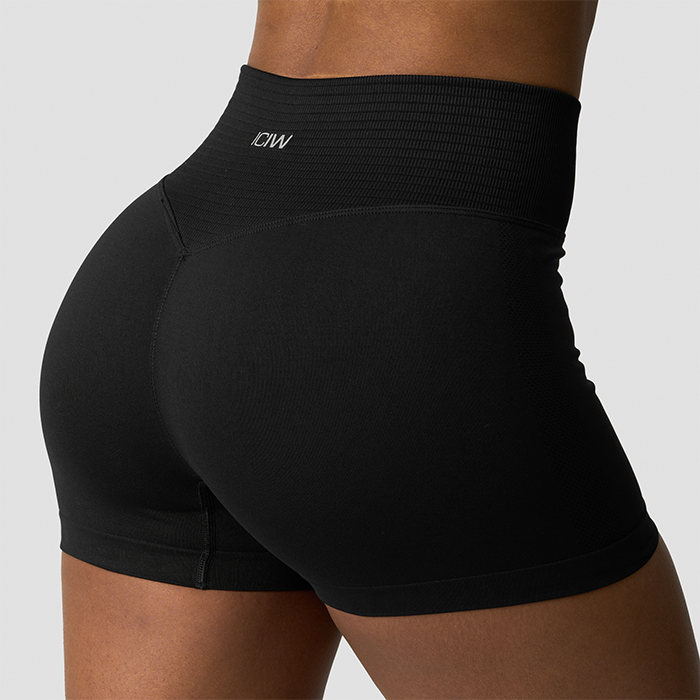 Define Seamless V-muotoillut shortsit Musta