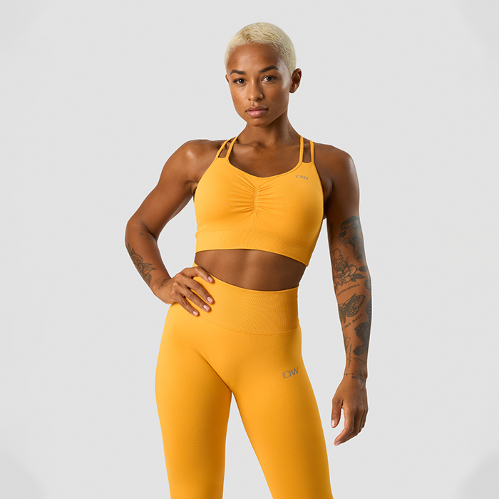 Define Seamless Scrunch Sports Bra Sunset