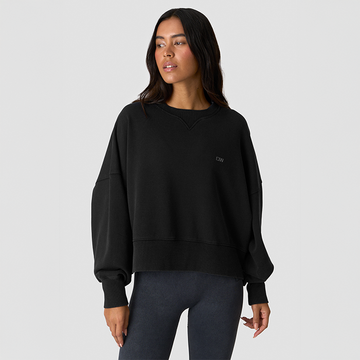 Essence Oversized Collegepaita Musta