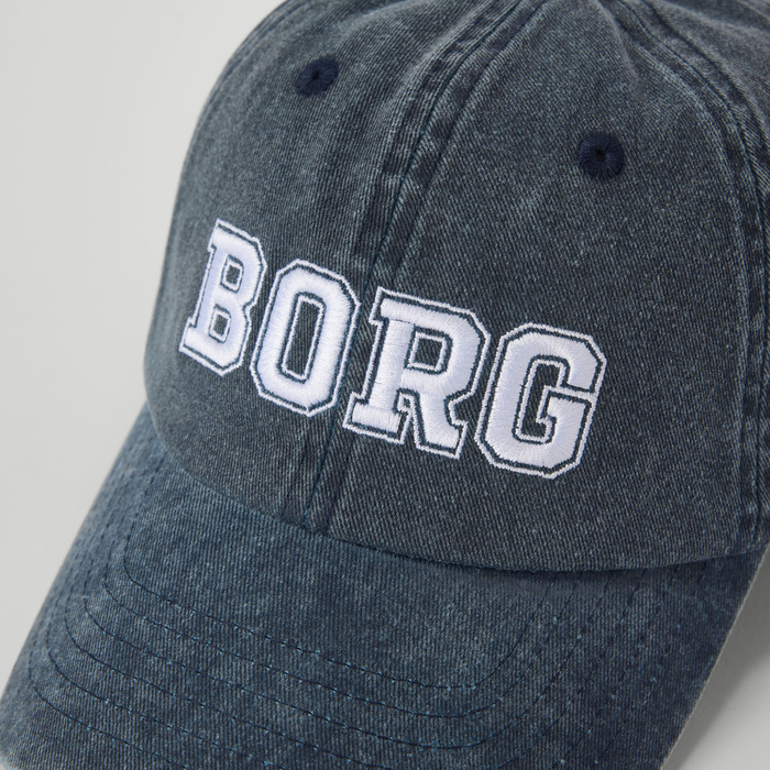 Borg Washed Bold Logo Lippalakki Tummansininen