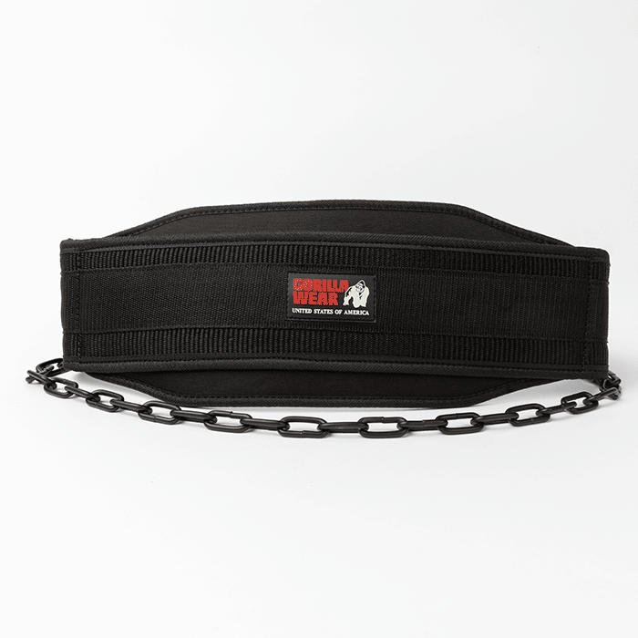 Gorilla Wear Gear GW Nylon Dip Belt Black