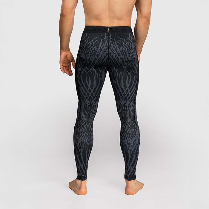 Venum X Chimaev Wild Borz Spats Treenitrikoot Musta Harmaa