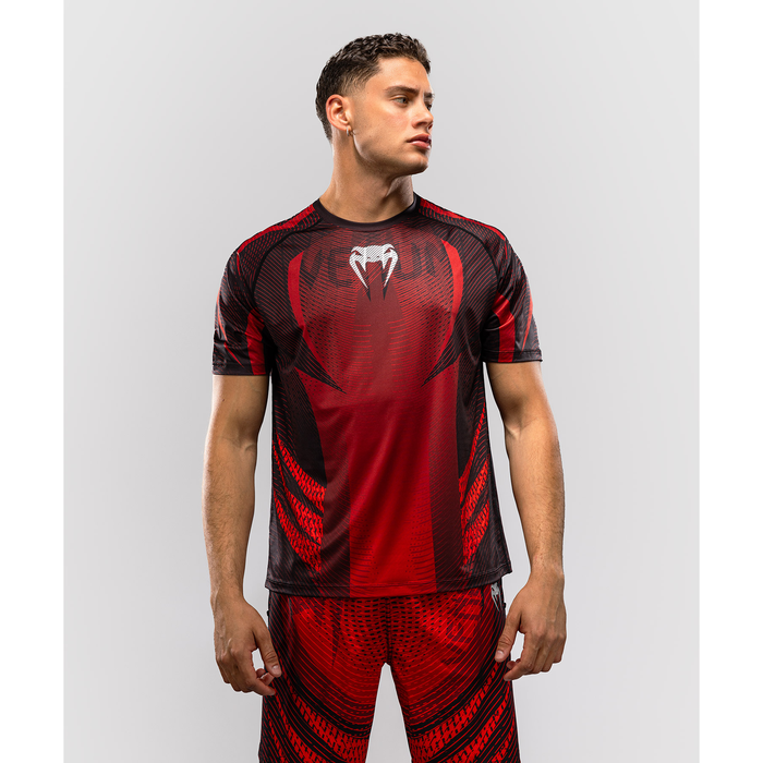 Venum GALACTIC 3.0 Dry Tech T-paita Punainen/Hopea