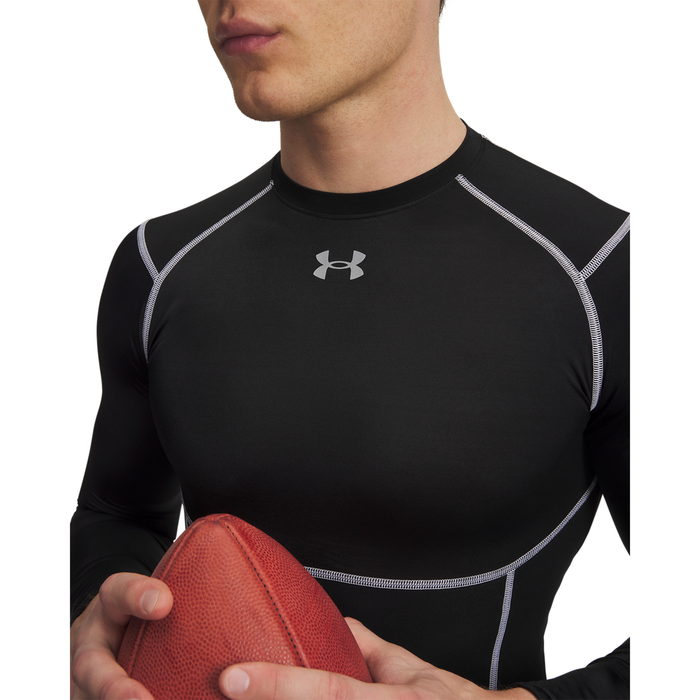 HeatGear Elite Kompressiopaita Pitk&auml;hihainen Musta