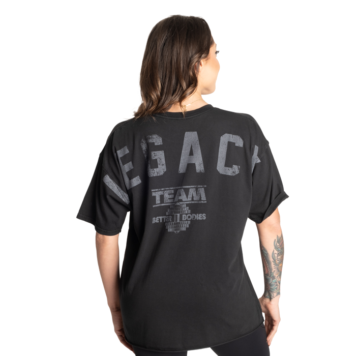 Legacy Oversized T‑Paita Pesty Musta