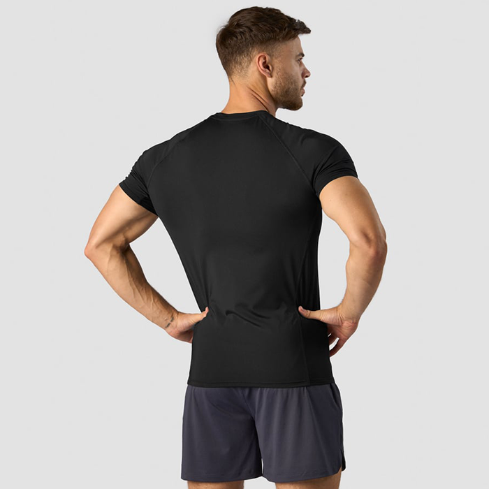 Stride Muscle Fit -t-paita miehille, musta