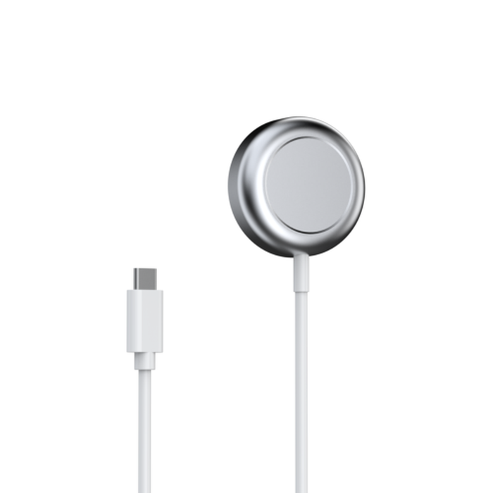 Laturi Apple Watchille ja Samsung Galaxy Watchille USB-C Valkoinen 1 m