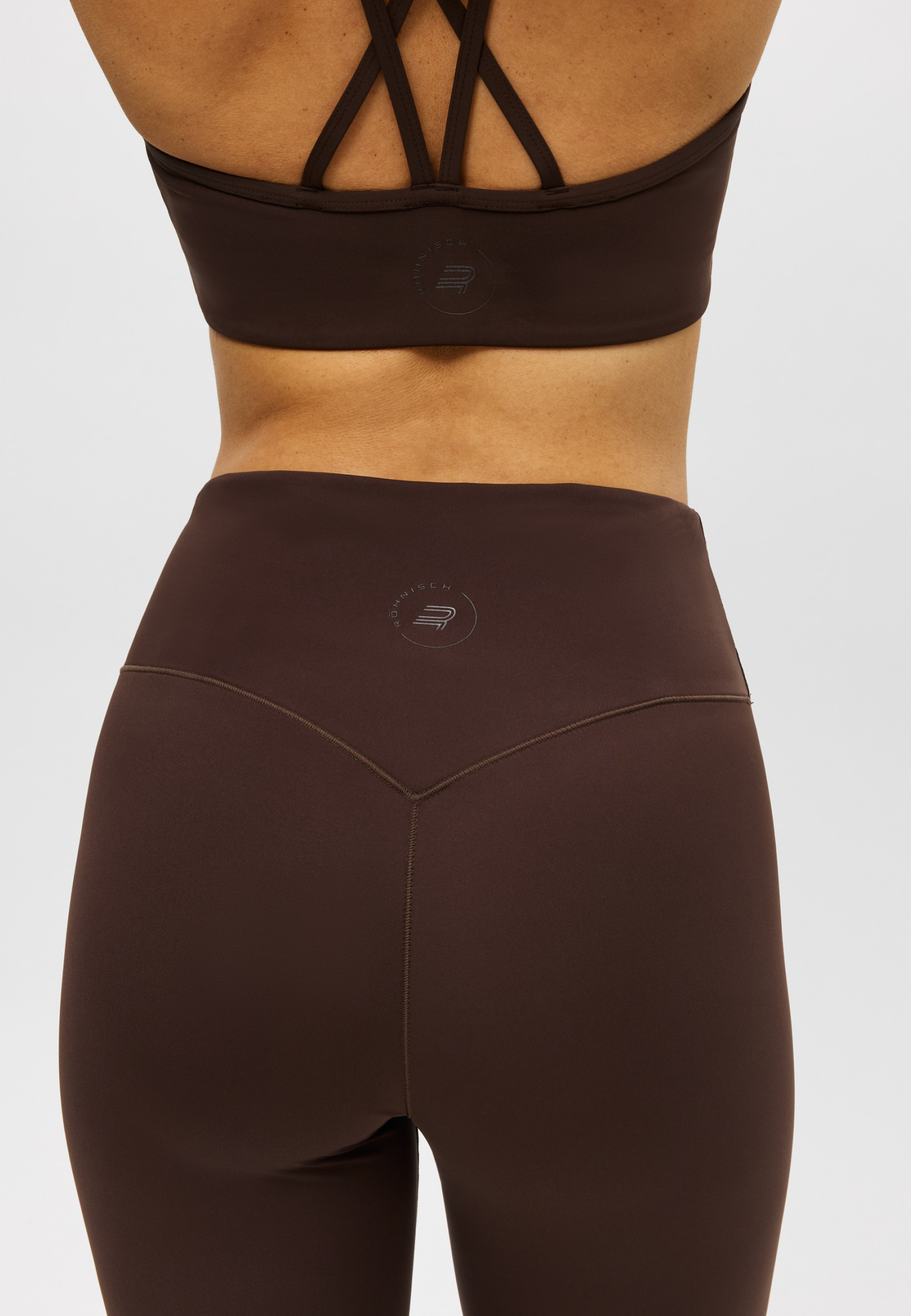 Legacy High Waist Tights Ruskea